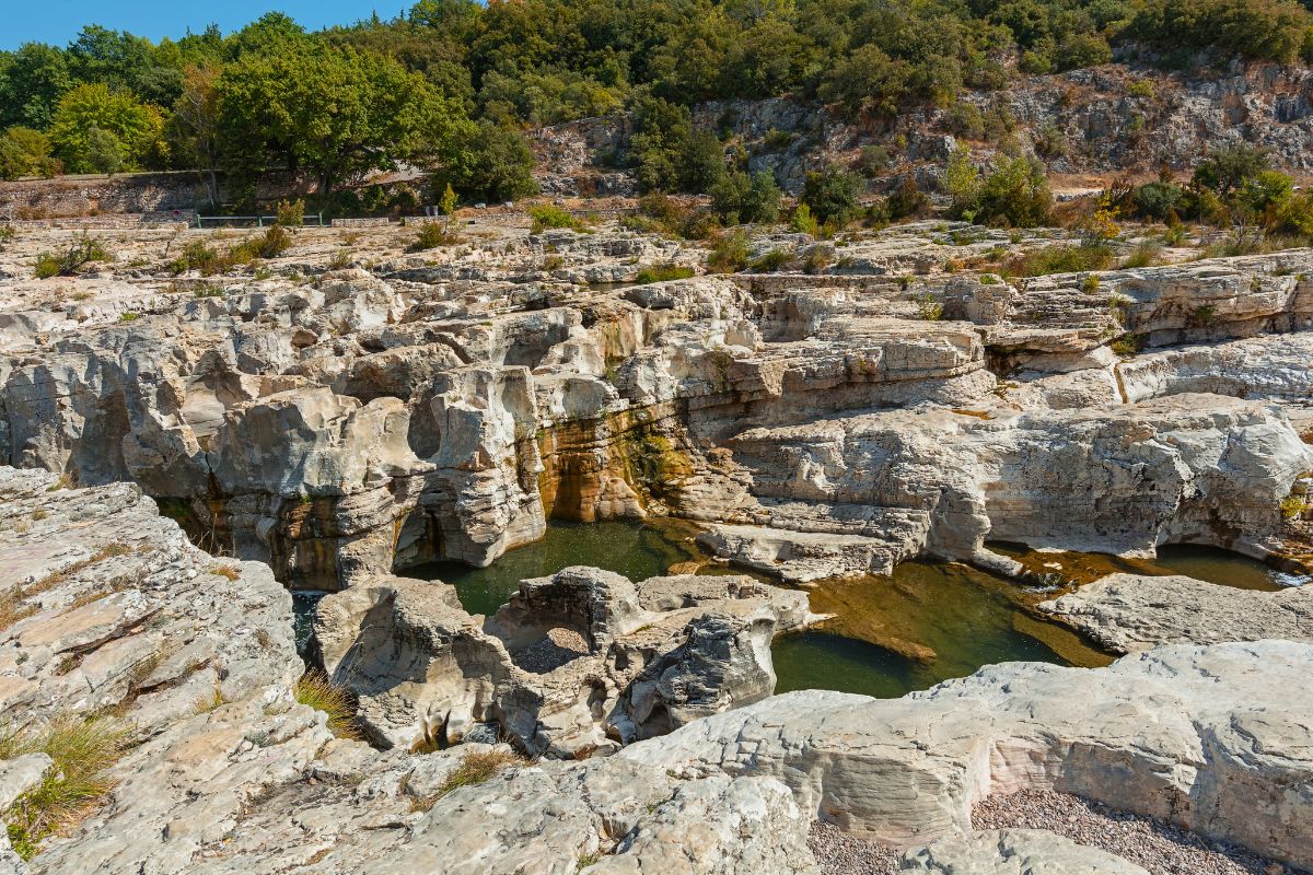 Cascades du Sautadet panorama
