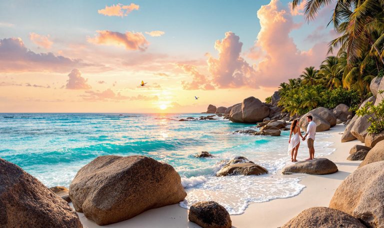 découvrez les destinations romantiques aux seychelles, parfaites pour une escapade en amoureux. plages de sable blanc, eaux cristallines et paysages enchanteurs vous attendent pour des moments inoubliables.