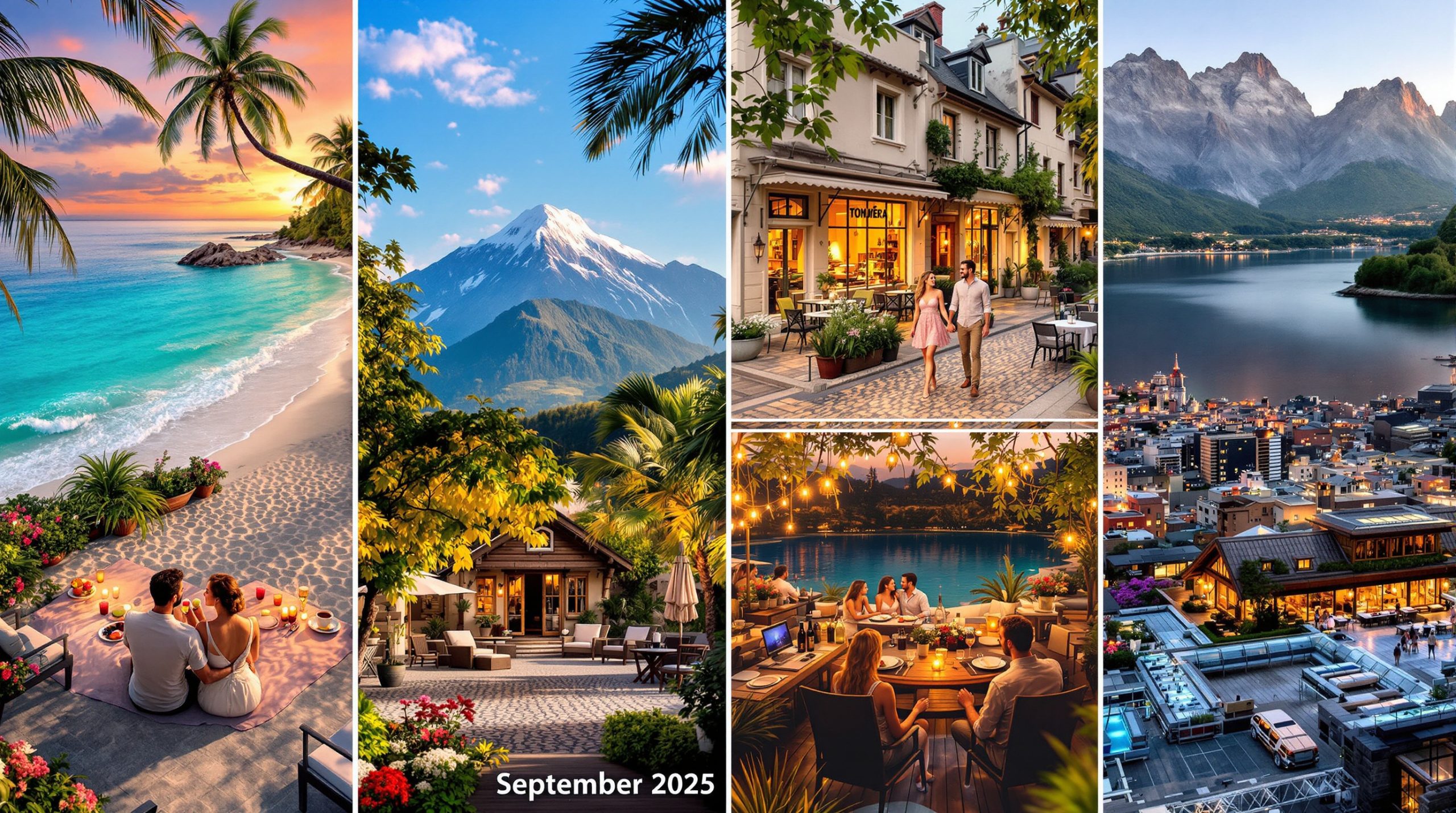 découvrez les plus belles destinations romantiques où partir en voyage de noces en septembre 2025. inspirez-vous de notre sélection pour vivre un séjour inoubliable à deux entre plages paradisiaques, nature et villes de rêve.