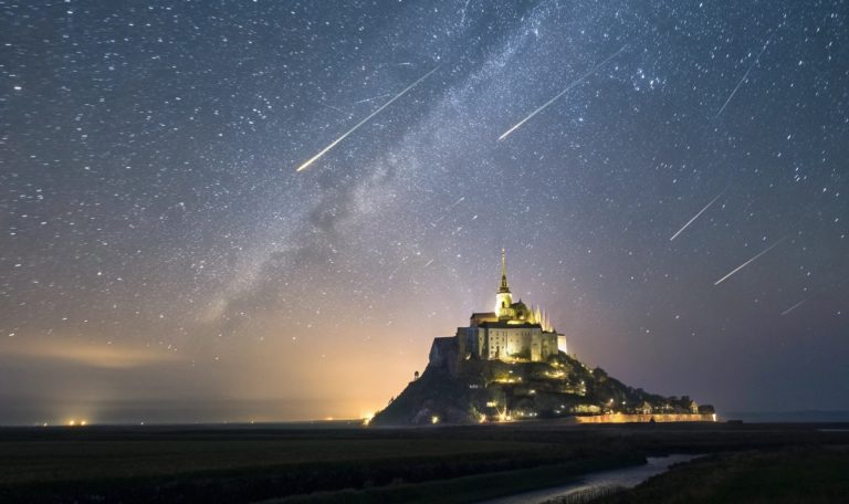pluie étoiles filantes