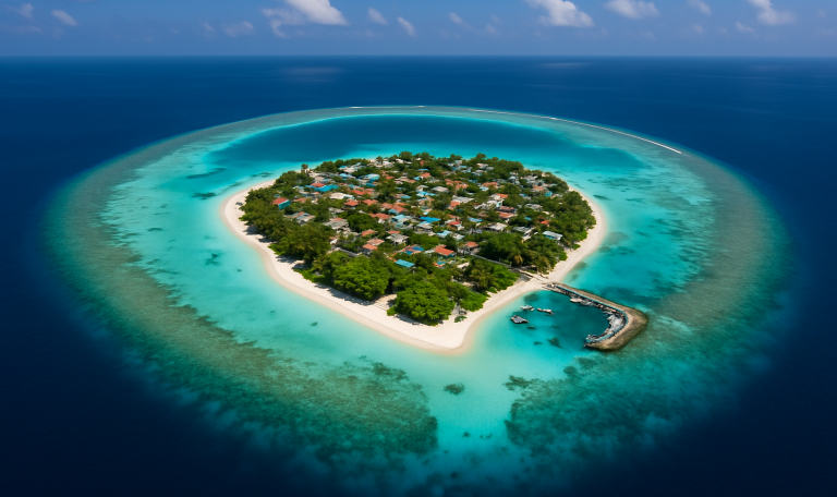 Atoll Rasdhoo Maldives