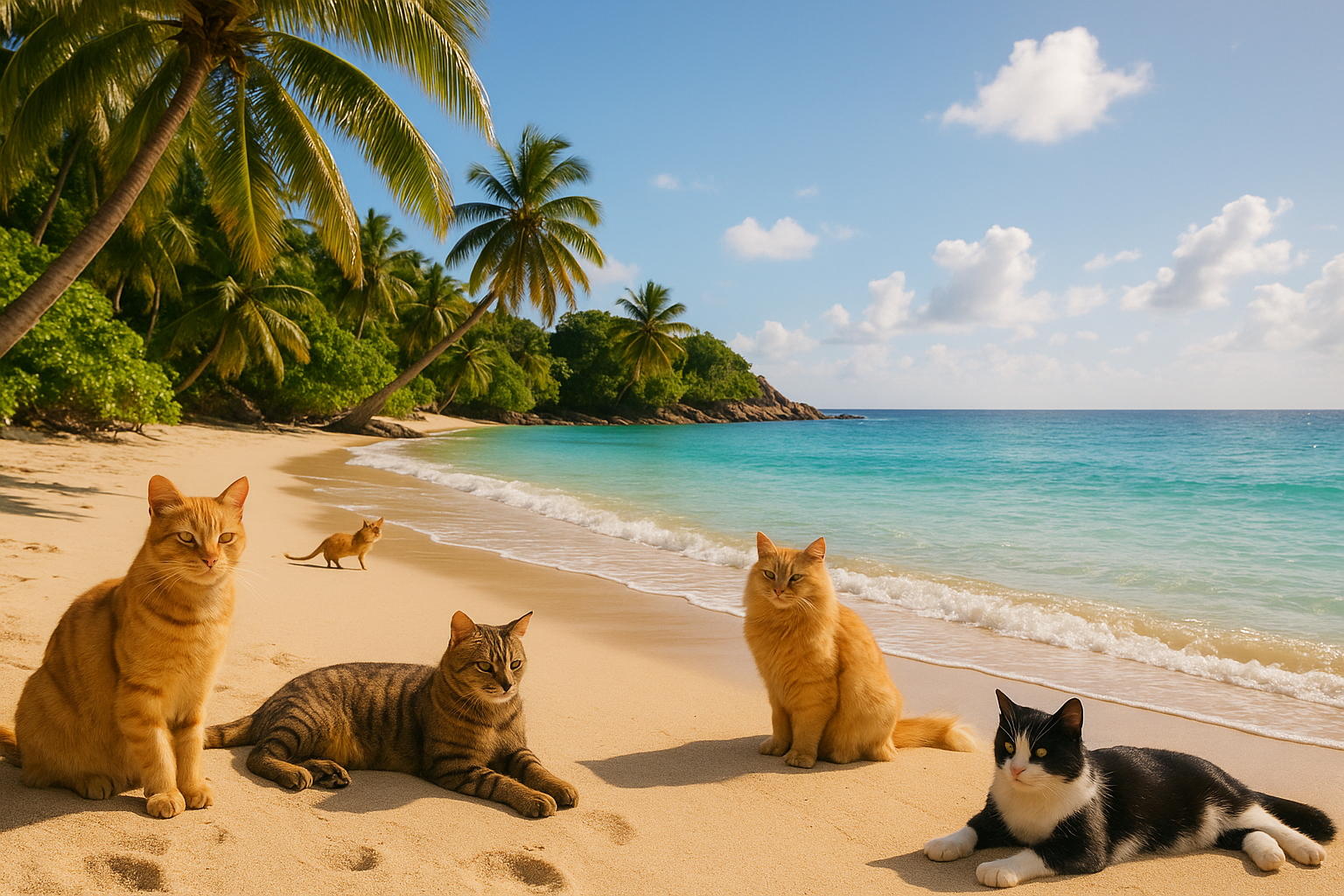 Cette île est habitée uniquement… par des chats !